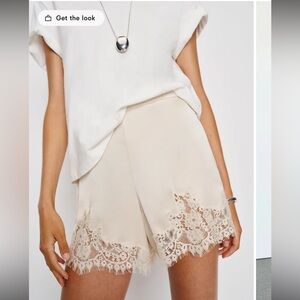 Reformation Fern Satin Short NWOT